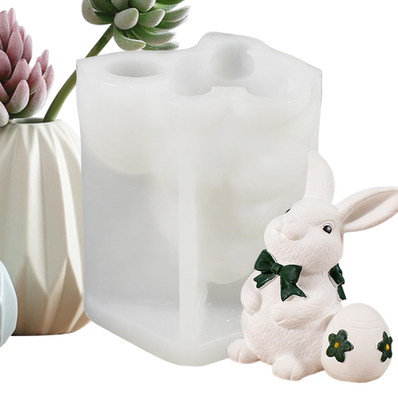 

Easter Candle Molds Easter Rabbit Egg Candle Making Supplies Silicone Soap Mould For Soap Resin Plaster Clay Candy Holiday Party China Mainland