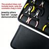8 Pcs Jewelry Pliers Set, Multipurpose DIY Handcraft Tool Kit with Zipper Storage Bag for Jewelry Making Repair