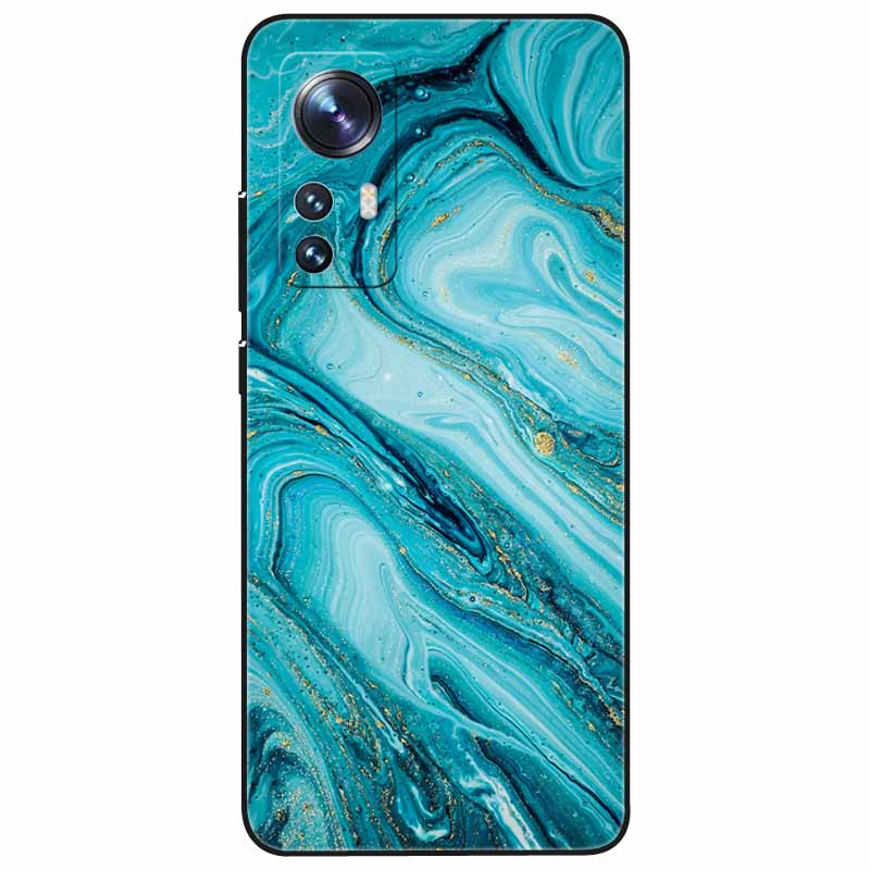 For Xiaomi Redmi Note 12s Case 12 S Soft Black Silicone Cool Marble TPU Funda Para for Redmi Note 12S 2023 Shockproof Note12s