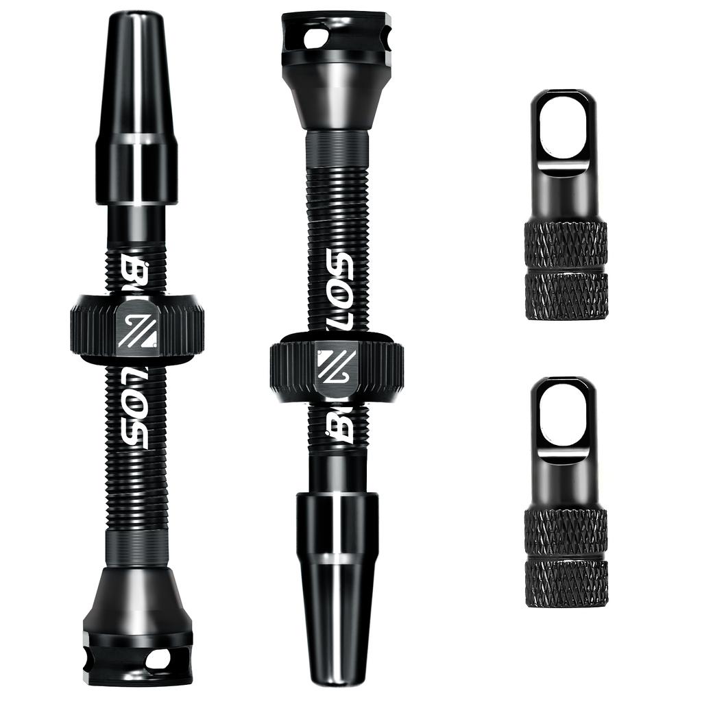 BUCKLOS Bicycle Tubeless Valve 40/44/55/60/80/100MM Bike Valve Cap Bicycle Valves Adapter F/V To A/V Road Bike Presta Valves2