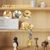 Cat Figurines Cat Statue Cute Animal Figurines Cute Resin Sculpture Animal Ornament Home Decorations Bookshelf Decor Room Decor