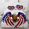 Creative American Flag Bedding Set Duvet Cover 3d Bedding Fashion Design Decoration King Duvet Cover Set Double Bed Set Bedding9
