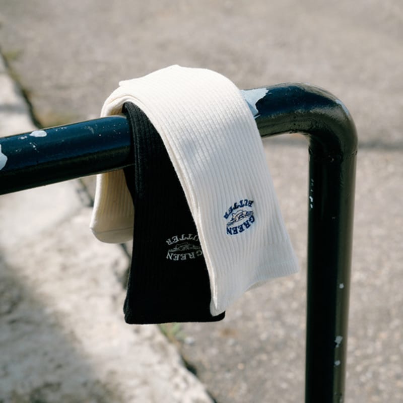 GREENBUTTER Loose Top Socks (Black)