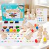 Educational Wooden Alphabet Stamp Set For Kids Learning And Word Spelling Fun
