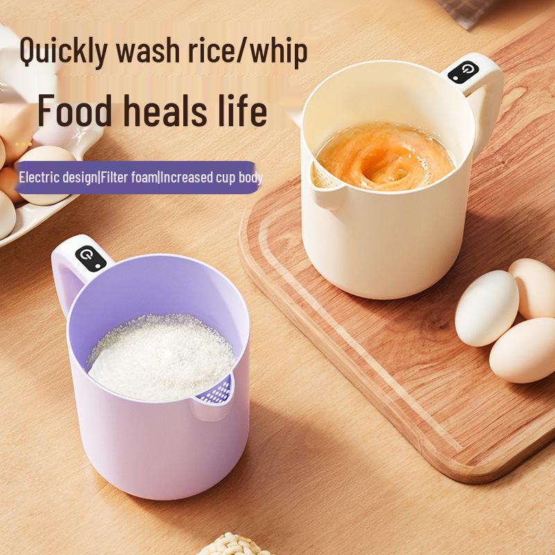 Multifunctional Electric Egg Beater & Rice Washing Machine