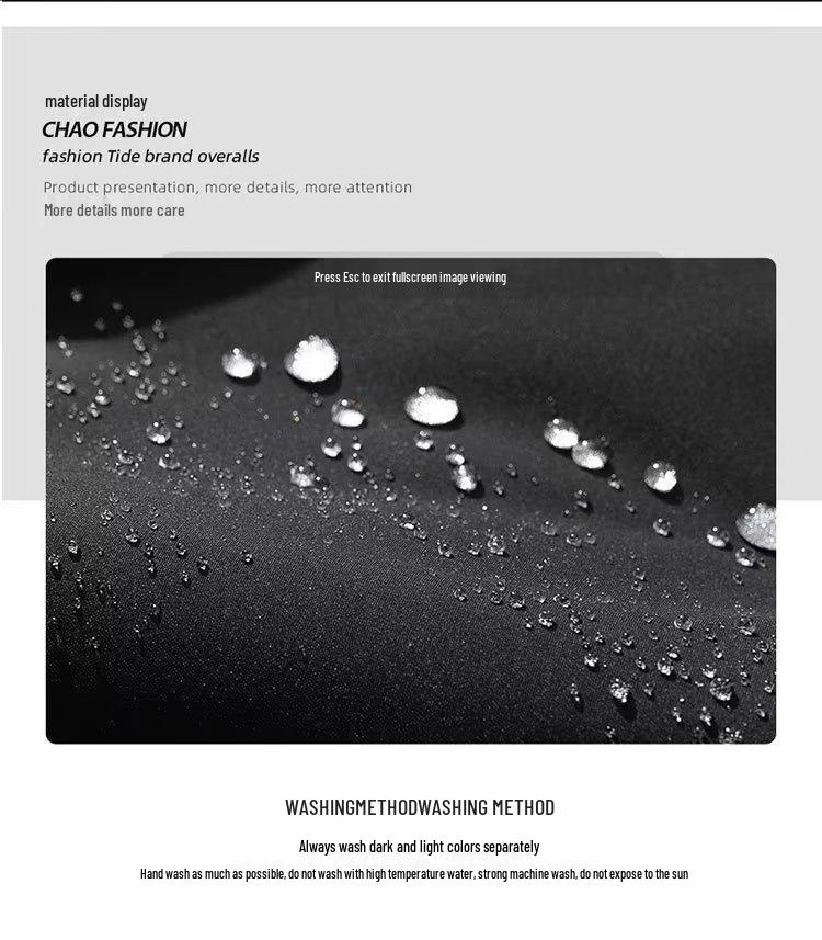 Men's American Style Waterproof Winter Coat - Warm, Thick, Versatile Down Cotton with Stand Collar