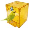Питомец Без протечек Прозрачный Подвесной Душ для попугая Ванна для птиц Купалка для клетки Купалка Купальная коробка