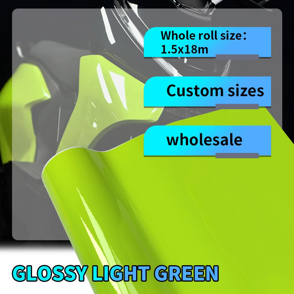 Tuning Auto Accessories Glossy Vinyl Wrap Car Stickers Color Change Film Custom Size Vehicle Decoration Body Covering Automotive