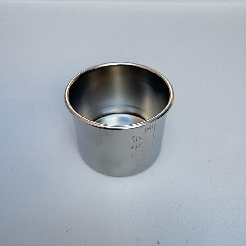 40mL 304 Stainless Steel Medicine Cup with Scale for Liquid Measurement and Povidone-Iodine Regular
