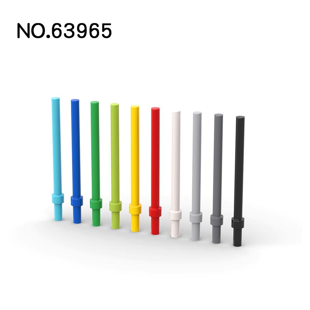 

50pcs MOC Parts 63965 18274 Bar 6L con anello di arresto mattoni compatibili Assmble fai da te blocchi di particelle bambino