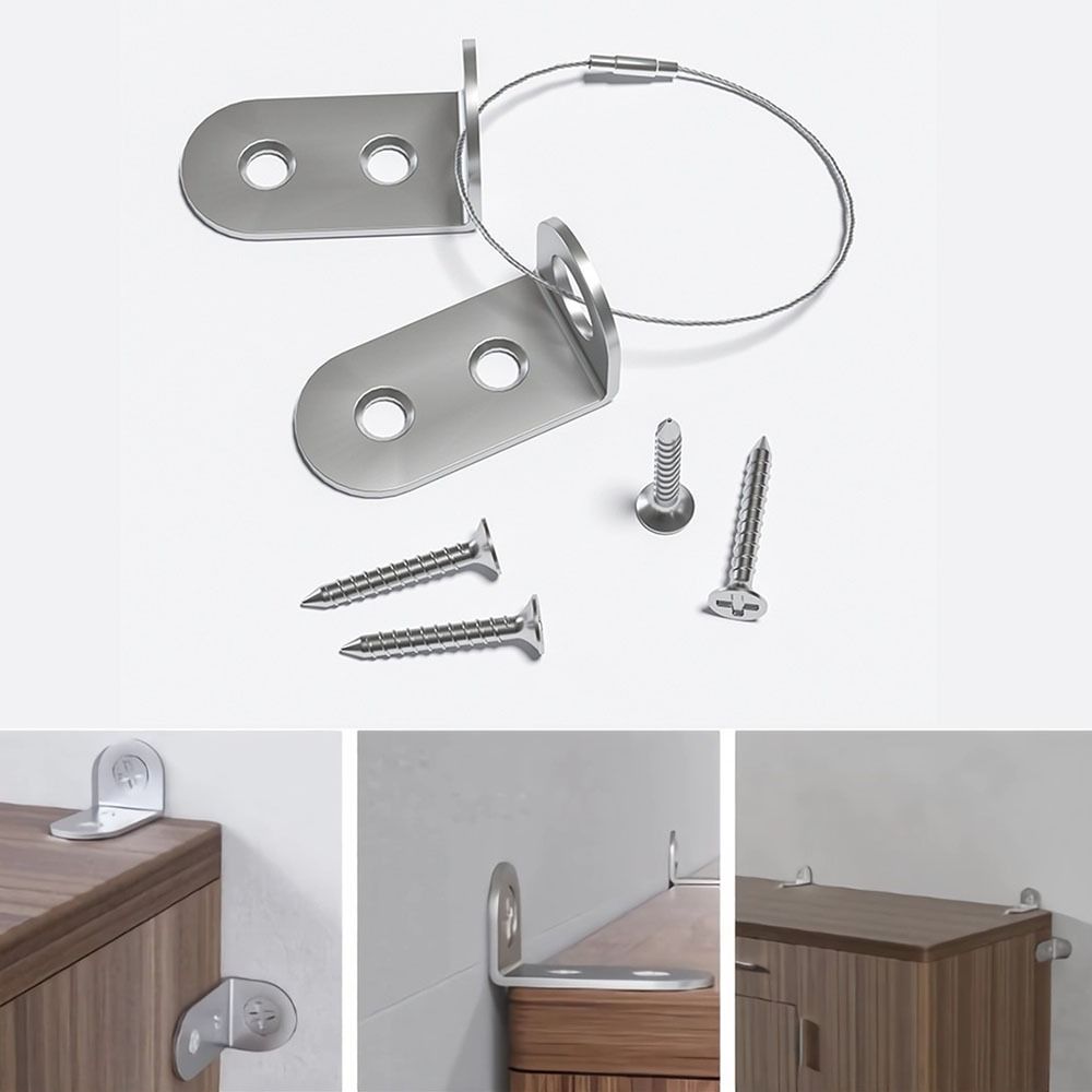

Electroplated Metal Anti-reverse Device 90 Degree Right Angle Drawers Buckle Cabinet