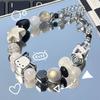 Color Woven Rope Beaded Cat Bracelet Women's New Niche Design High-end Bracelet Bracelet Gift