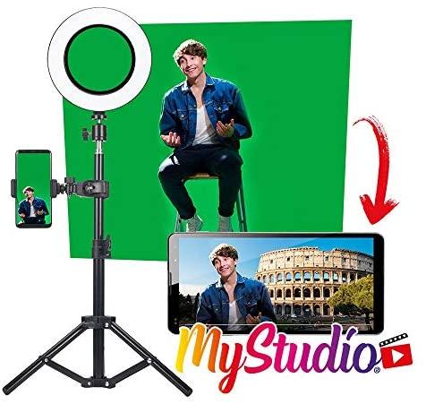 Easypix MyStudio Studio Kit (200 cm, 300 cm), Hintergrundsystem, Grün - Bild 3
