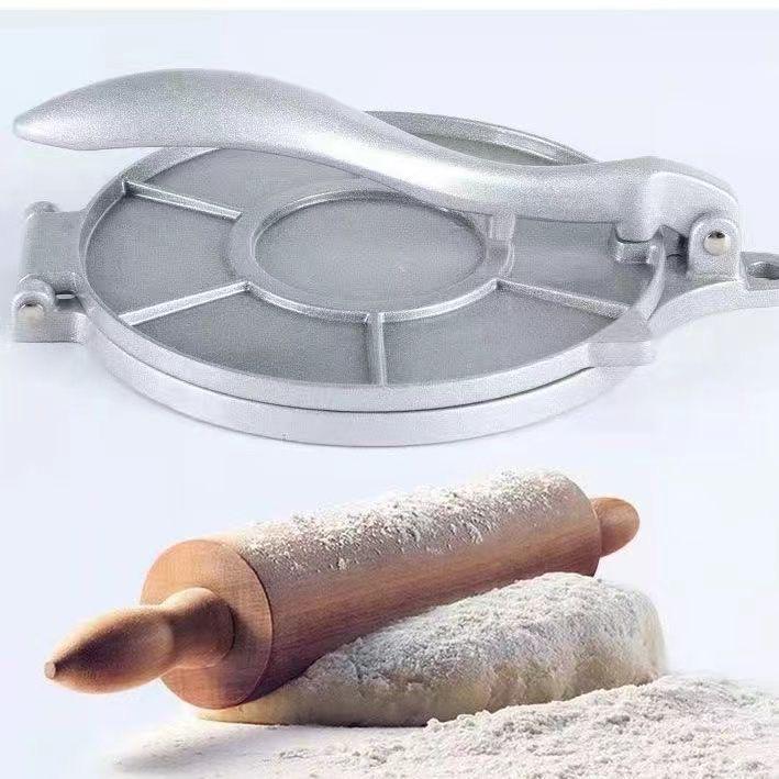 Ausgewählte manuelle Mais-Tortilla-Presse: Werkzeug für mexikanische Pfannkuchen & Teigtaschen