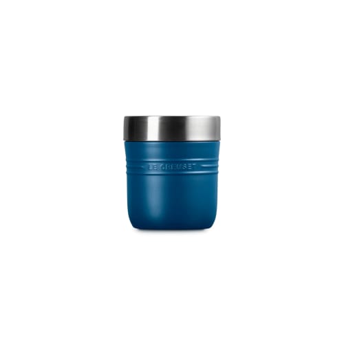 [Red Dot Design Award 2025 Winner] Le Creuset Stainless Steel Vacuum Insulated Soup Jar/Lunch Jar, 500ml, Deep Teal, Easy to Clean, On the Go, Portabl