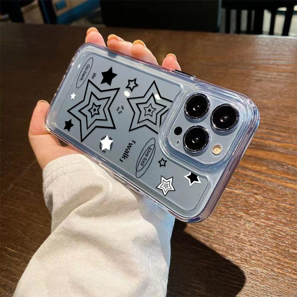 INS Star Handyhülle Für Samsung Galaxy S25 Ultra Funda S24 S23 FE S22 S21 S20 FE S10 Plus Silikon Transparent Hüllen Carcasa