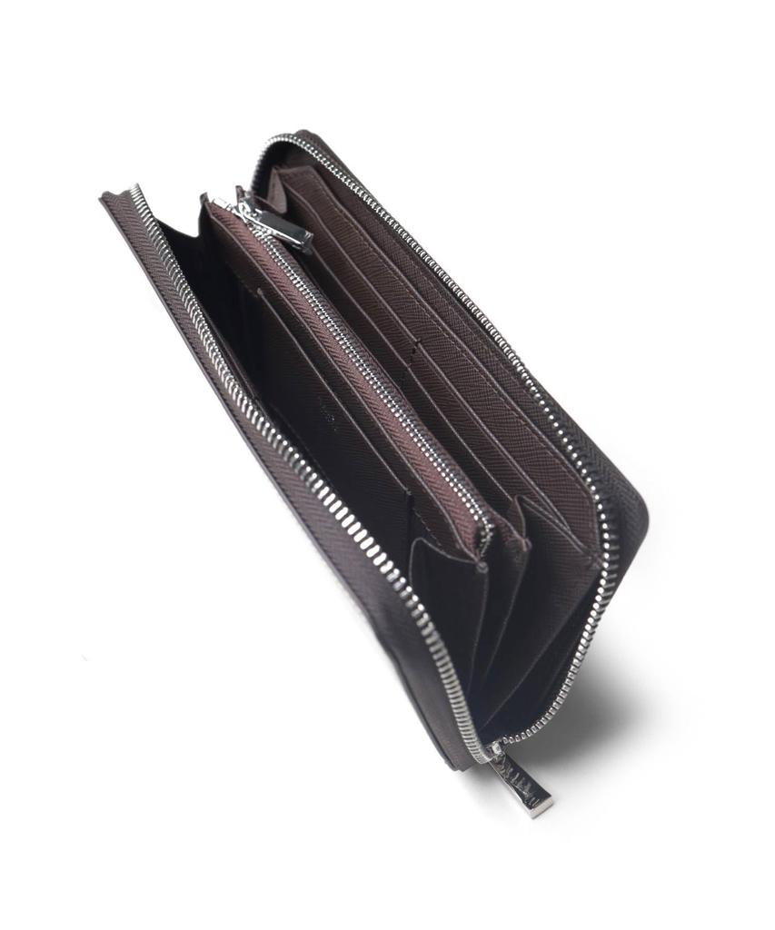 Takeo Kikuchi Seasonal Round Zipper Long Wallet No. 726616 Camel