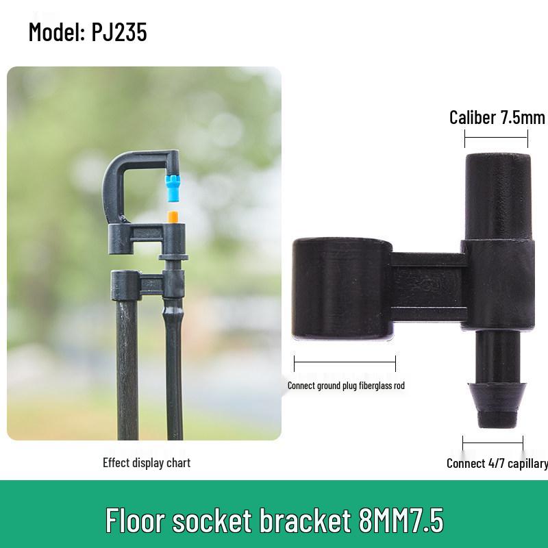 Capillary and Micro-Sprinkler Fittings: Single/Double Hooks, Tee, Straight Connector, Drip Stop, Mountain Bracket, Five-Way, Greenhouse.