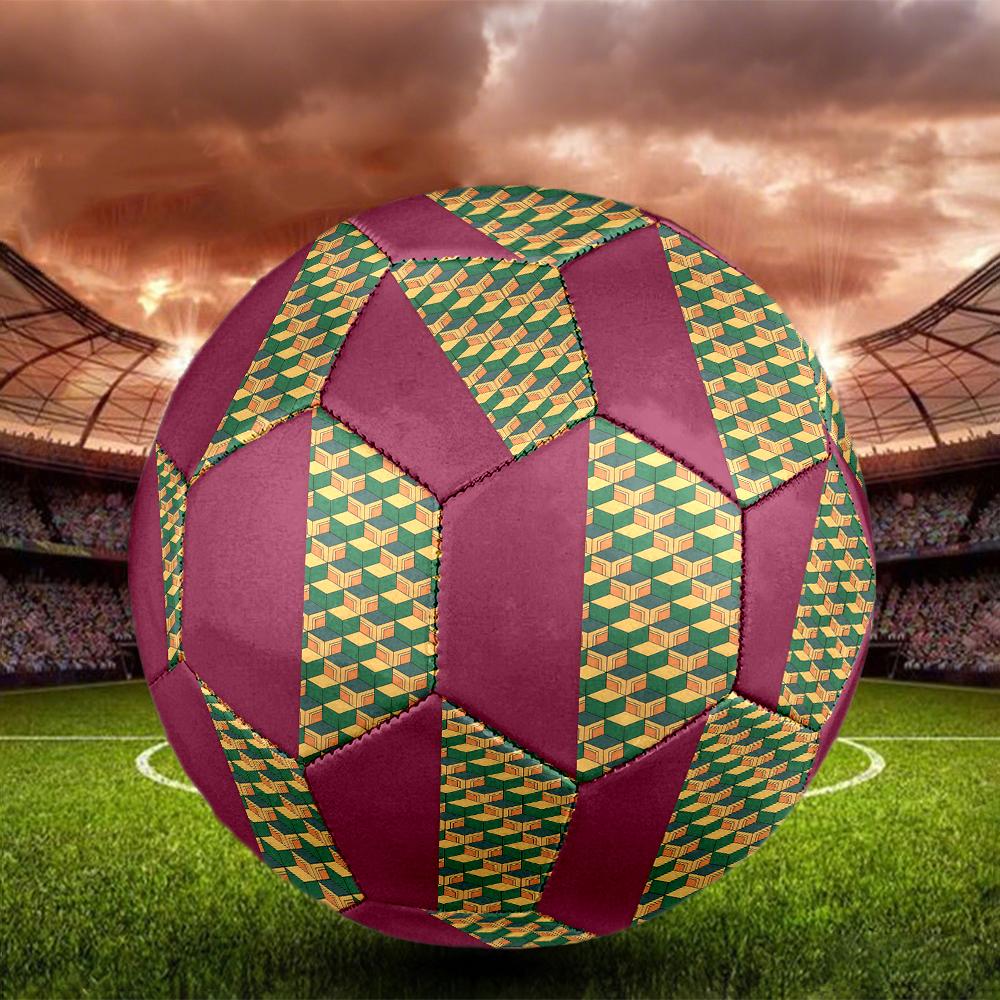 1pc Demon Slayer Kimetsu No Yaiba Football Soccer Ball Size 5 Indoor Soccer Ball Fashion Colorful  Backyard Game -Great For Sports Fans Gift HE3