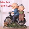 Hand-in-Hand Elderly Couple Figurine: Romantic Home Decor, Wedding or Valentine's Gift