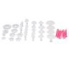 47PCS Cake Decorating Tools Cookies Biscuits Cake Mold Flower Set Baking Accessories