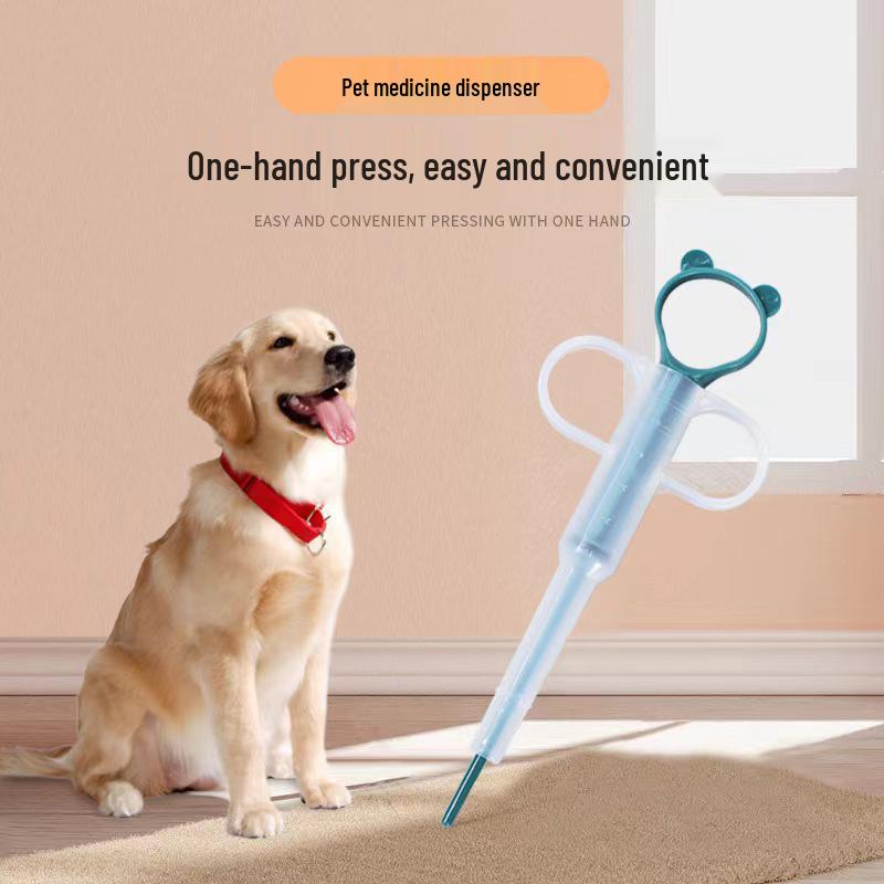 Pet Medicine Feeder Syringe for Cats and Dogs - Ideal for Deworming and Oral Medicating