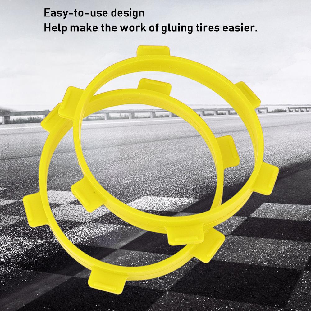 Tire Mounting Rubber Band Tool Accessories for RC 1 8 Off  Road Vehicles 1 10 Short Haul Trucks(Yellow )