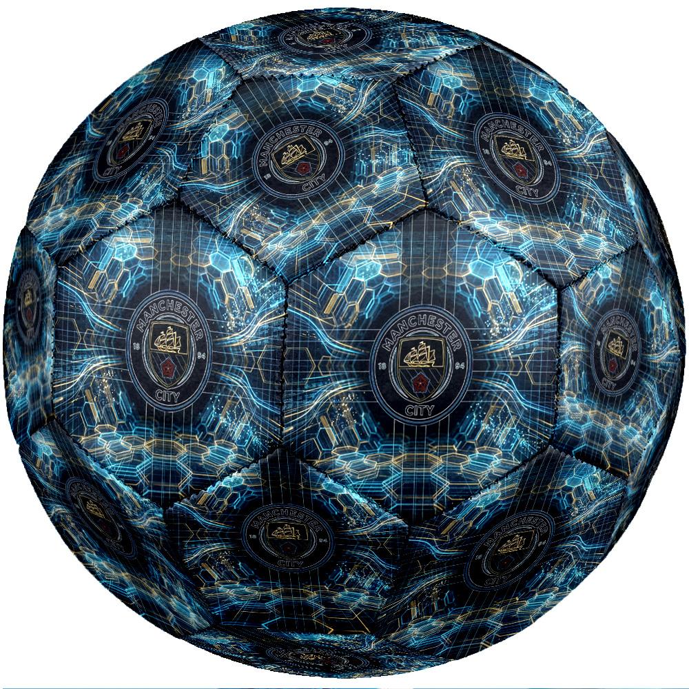 Manchester City Theme soccer ball Size 5 Soccer Ball Soft Touch Professional Training Football for Outdoor Sports