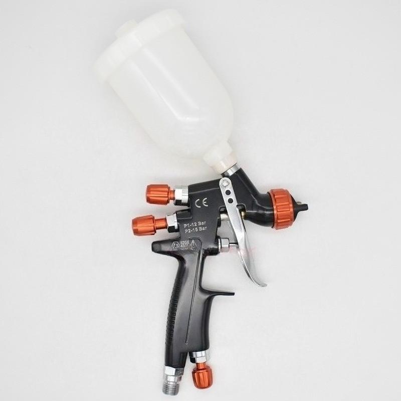 Mini Portable Spray Gun Gravity Feed Paint 250ml Cup Paint Sprayer 1.2mm Nozzle Handheld Spray Painting Equipment