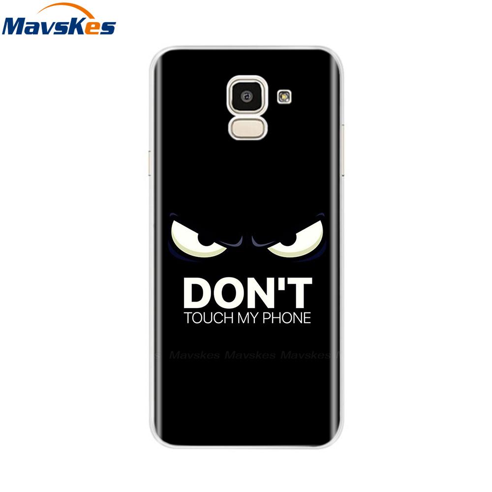 For Samsung Galaxy J6 2018 Case Soft TPU Silicone Back Cover sFor Coque Fundas Samsung J6 2018 J6 Plus 2018 Soft Phone Cases