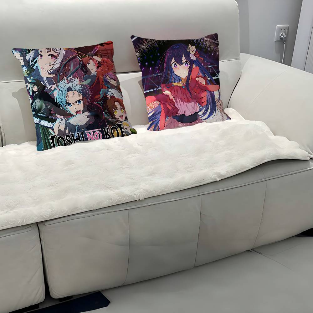 Anime Oshi No Ko Kissenbezug 30x50 Polyester Sofakissen Dekorative Zierkissen Heimdekoration Kissenbezug