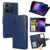 For TCL 503 Case Wallet PU Leather+TPU Folding Stand Phone Cover