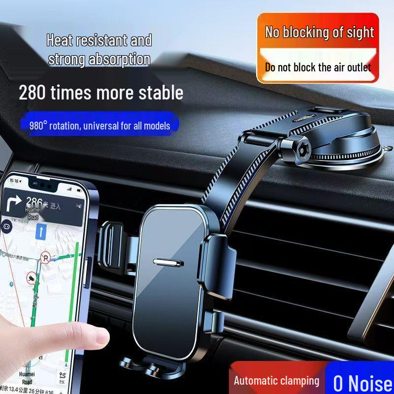 Auto Windschutzscheiben Saugnapf Handyhalterung – Verstellbare & Rotierende Arretierung