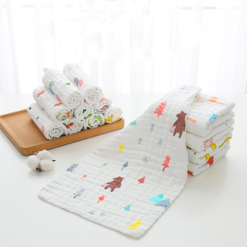 Pure Cotton Baby Bib & Gauze Towel Set for Newborns and Toddlers