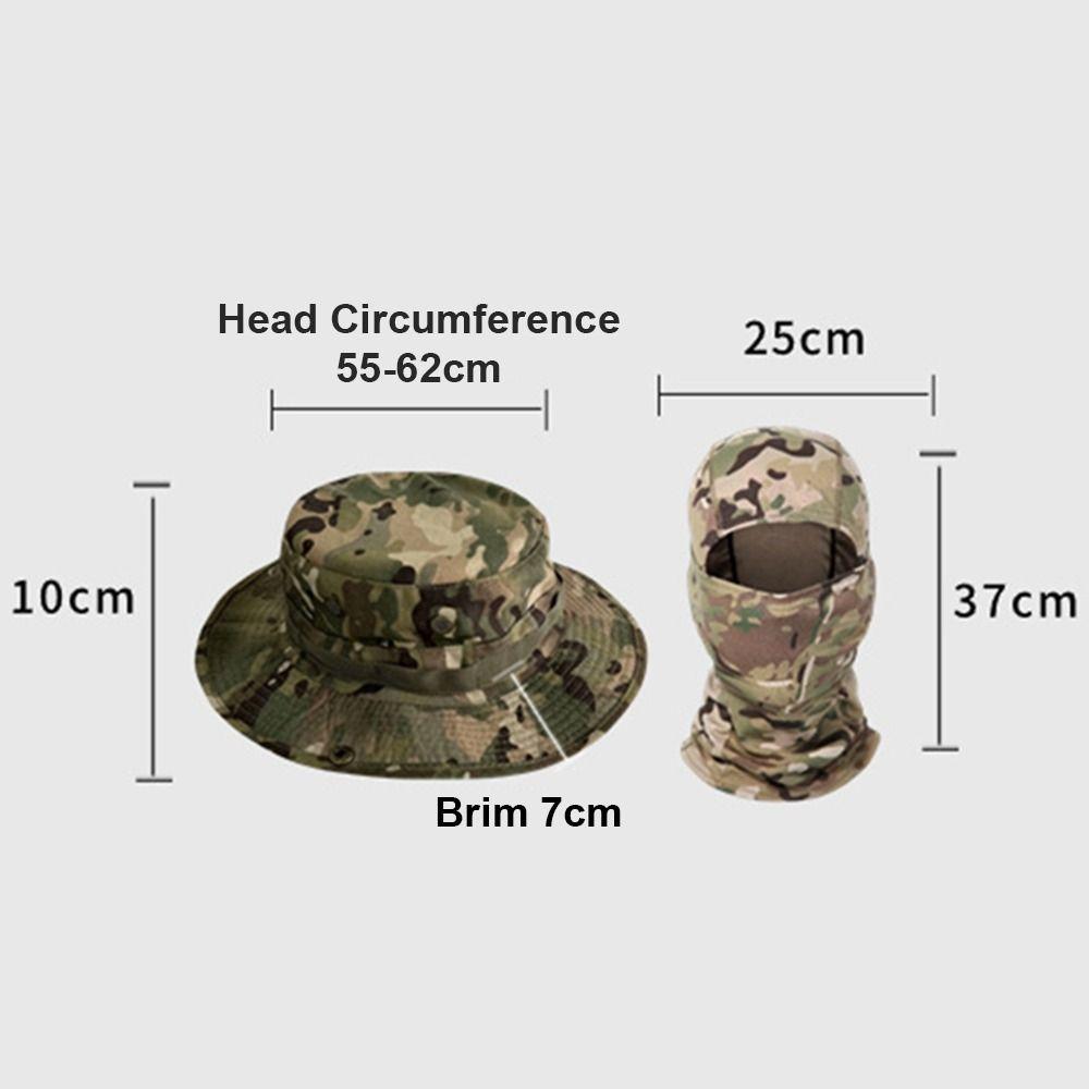 Fashion UV Protection Balaclava Hat Face Cover UPF 50+ Sun Hat Large Casual Bucket Hat Hiking