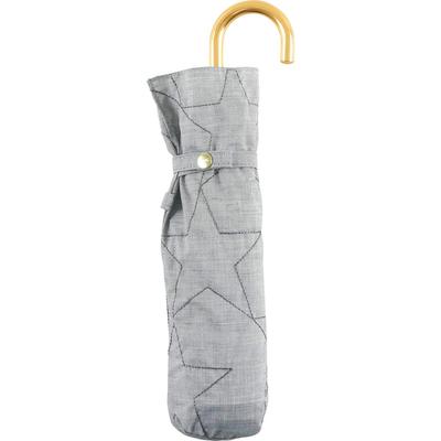Star Stitch Mini Folding Umbrella for Sun and Stylish and Cute Star Product Wpc. Parasol, Gray, Women, Rain, Design, Code 801-5987
