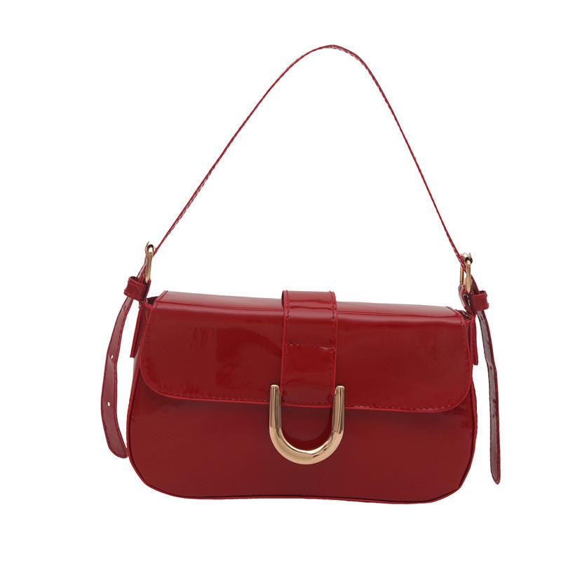 Street Style Pu Small Crossbody Bag With Zipper Closure For Daily Use