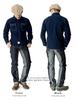 Kojima Jeans Monkey Combo Size 40 Pants, Herringbone,