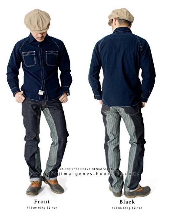 Kojima Jeans Monkey Combo Size 40 Pants, Herringbone,