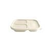 ZL Biodegradable 3-Compartment Corn Starch Meal Box