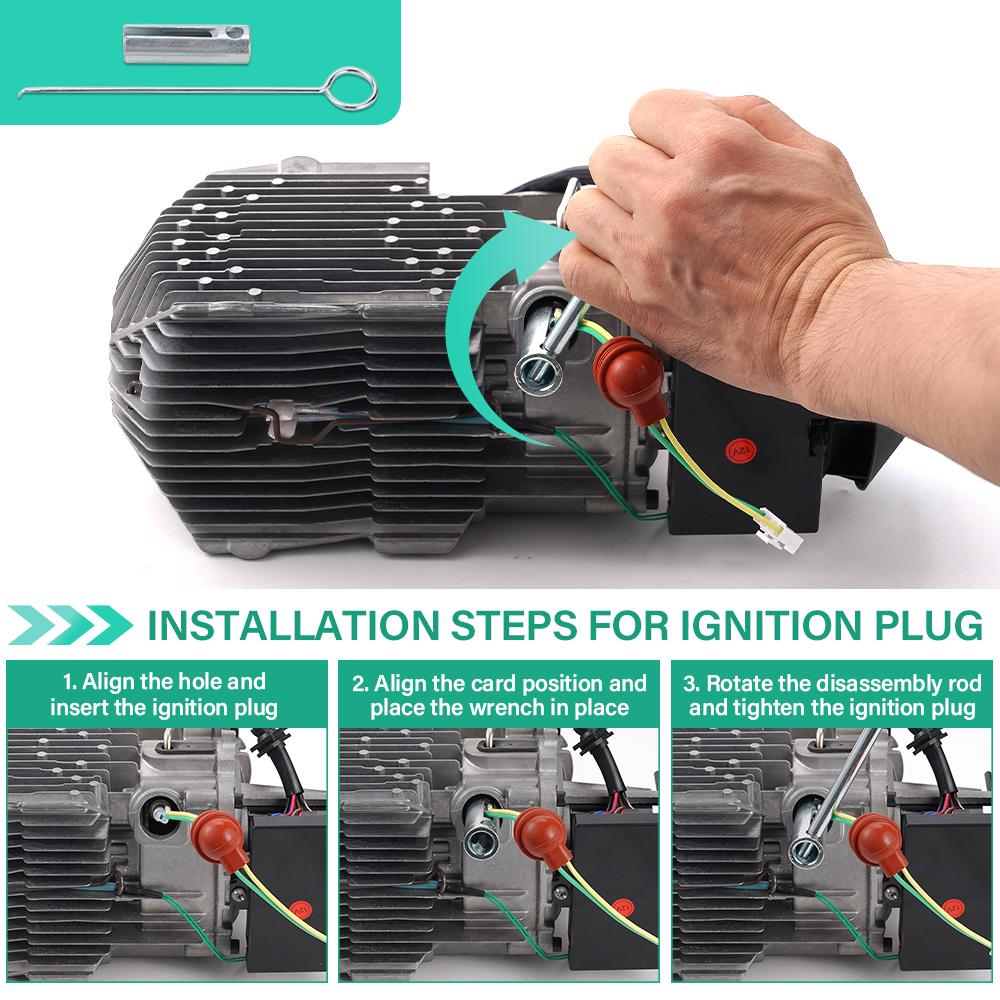 13-teiliges Set Auto Luft Diesel Dichtung Keramik Glühkerzen-Set Für 12V 2KW-8KW Chinesische Dieselheizung Standheizung Zündkerzen-Set