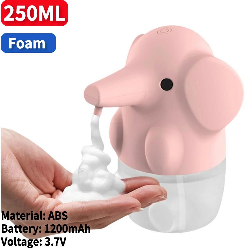Soap Dispenser Automatic Smart Touchless Infrared Soap Dispenser Wash Elephant Cartoon Home Bathroom Dispenser Quick Foaming