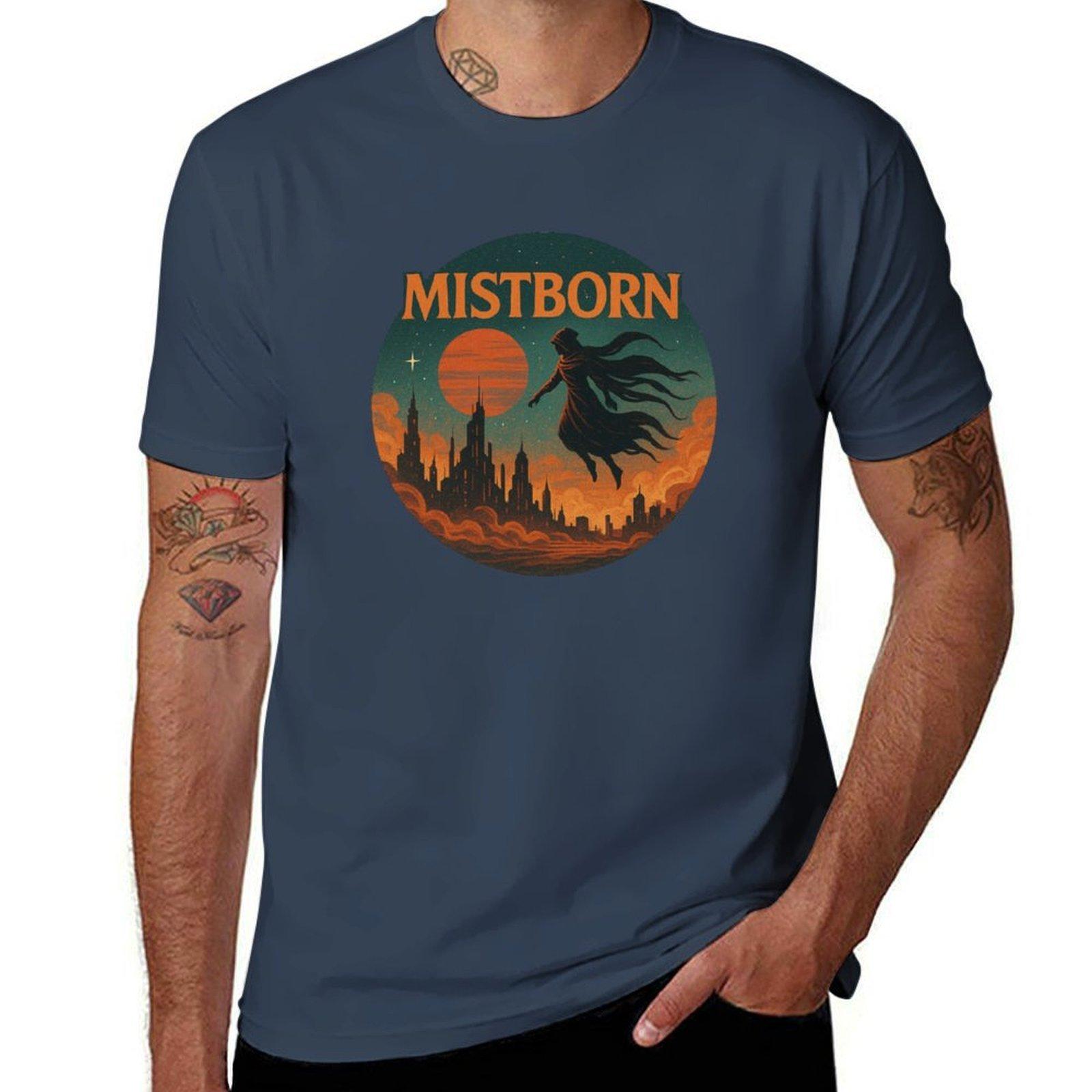 Mistborn Tshirt Casual Pattern Print Tee Shirt S
