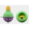 CX Starmark Bob-A-Lot Interactive Dog Pet Toy, Large, Yellow/Green/Purple