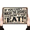 Vintage Metal Sign 8x12 Inch Country Kitchen Dining Room Wall Decor for Home Bar Pub