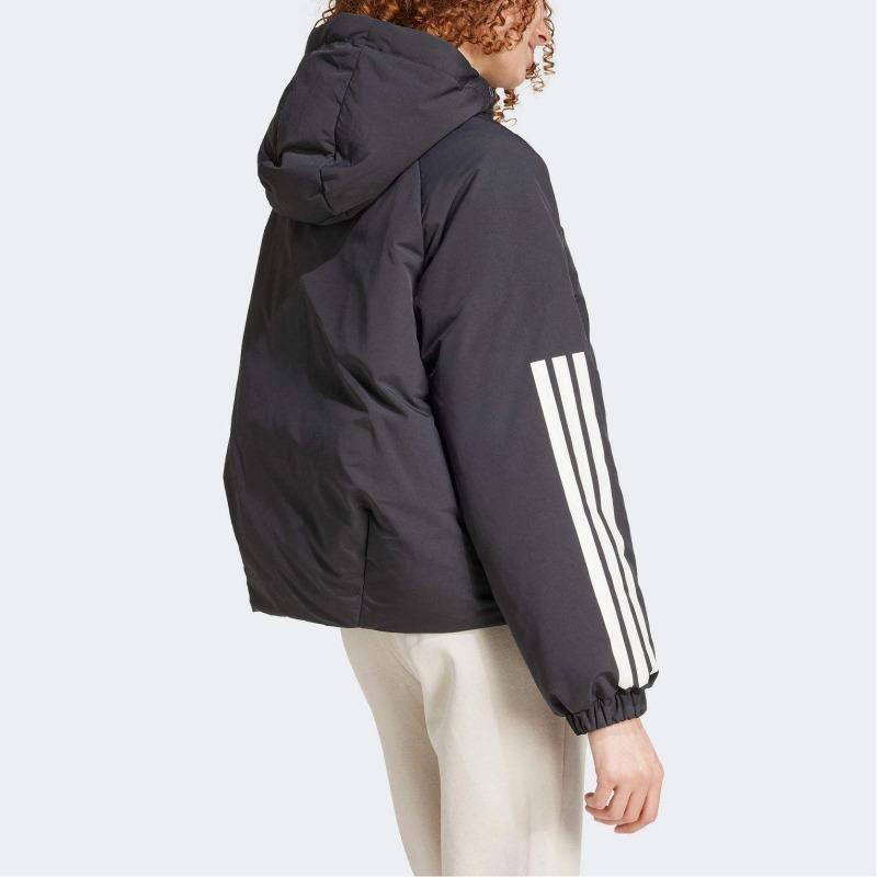 adidas Logo Fashion Trend Comfortable Warm Down Jacket Women Outerwear Black JG3866
