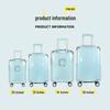 Four Thousand Miles Transparent Luggage Cover