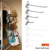 10Pcs Durable Retail Shop Mesh Stall Hangers Wall Hook Reusable Supermarket Shelf Hook Universal Coat Bag Mesh Panel Hooks
