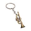 Winziger Saxophon-förmiger Schlüsselanhänger Hochwertige Metallkonstruktion Tolles Geschenk für einen Freund Saxophon-Schlüsselanhänger Taschenanhänger