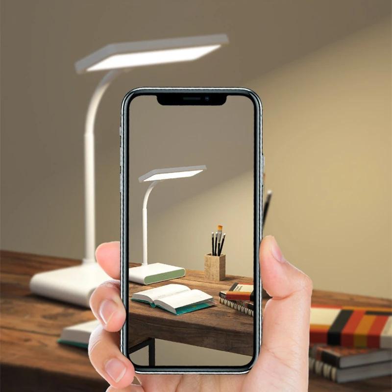 LED Hadicová Stolní Lampa s Dotykovým Čtením Ložnicová Noční Lampa Lampa na Učící Stůl LED Čtecí Vnitřní Stolní Dobíjecí Stolní Lampy